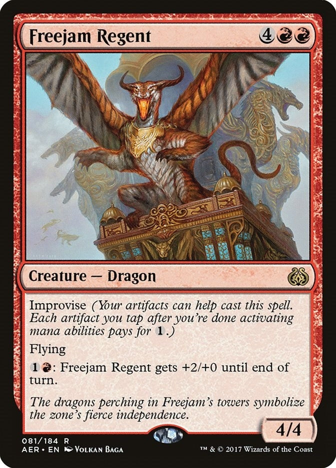 Image for Freejam Regent (Aether Revolt) (81) - Magic: The Gathering