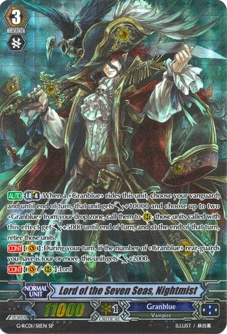Image for Lord of the Seven Seas, Nightmist (SP) (G-RC01: Revival Collection) (G-RC01/S11EN) - Cardfight Vanguard
