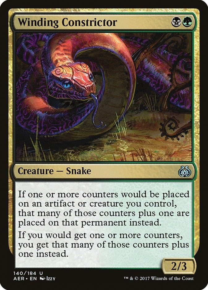 Image for Winding Constrictor (Aether Revolt) (140) - Magic: The Gathering