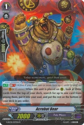 Image for Acrobat Bear (G-RC01: Revival Collection) (G-RC01/037EN) - Cardfight Vanguard