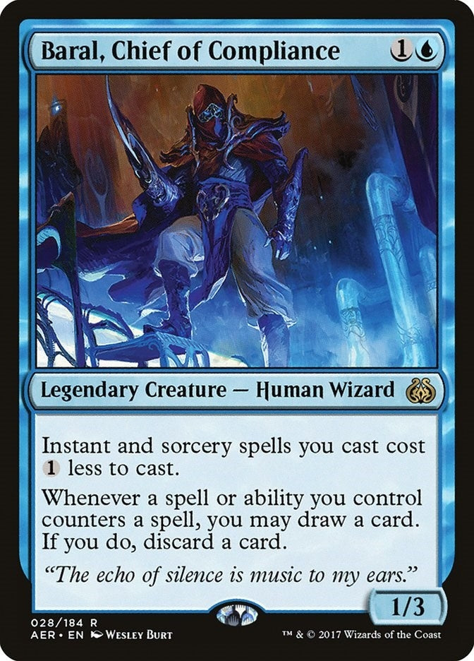 Image for Baral, Chief of Compliance (Aether Revolt) (28) - Magic: The Gathering