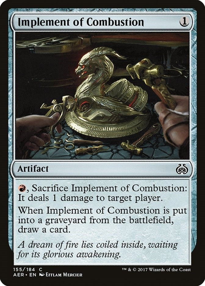 Image for Implement of Combustion (Aether Revolt) (155) - Magic: The Gathering