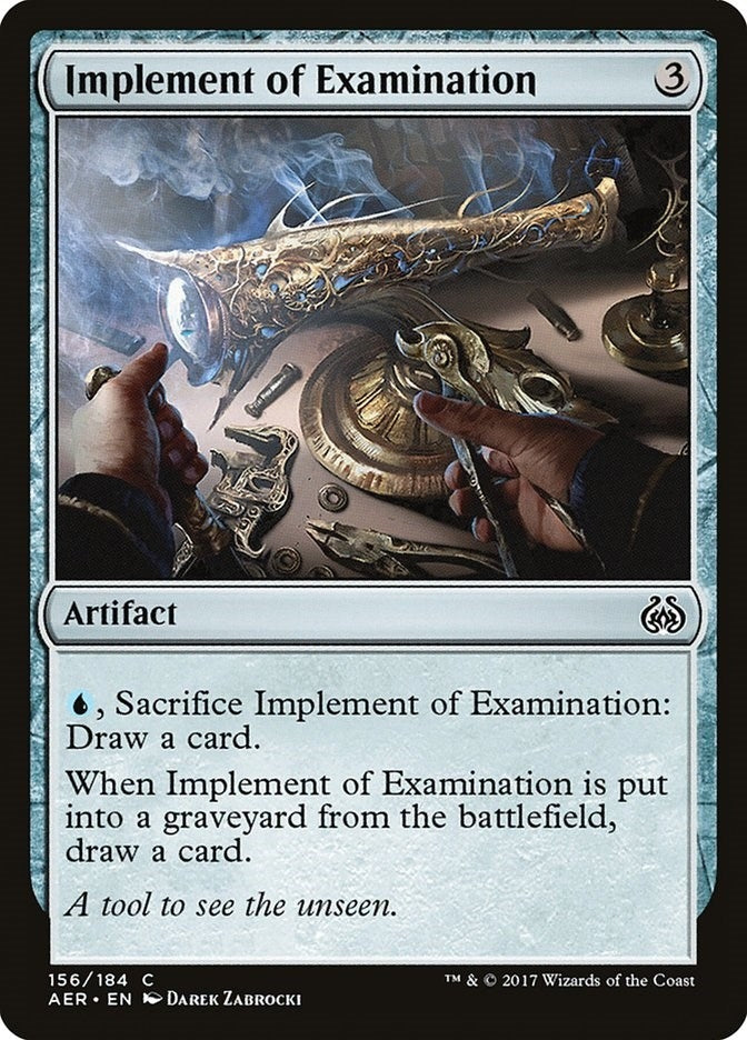 Image for Implement of Examination (Aether Revolt) (156) - Magic: The Gathering