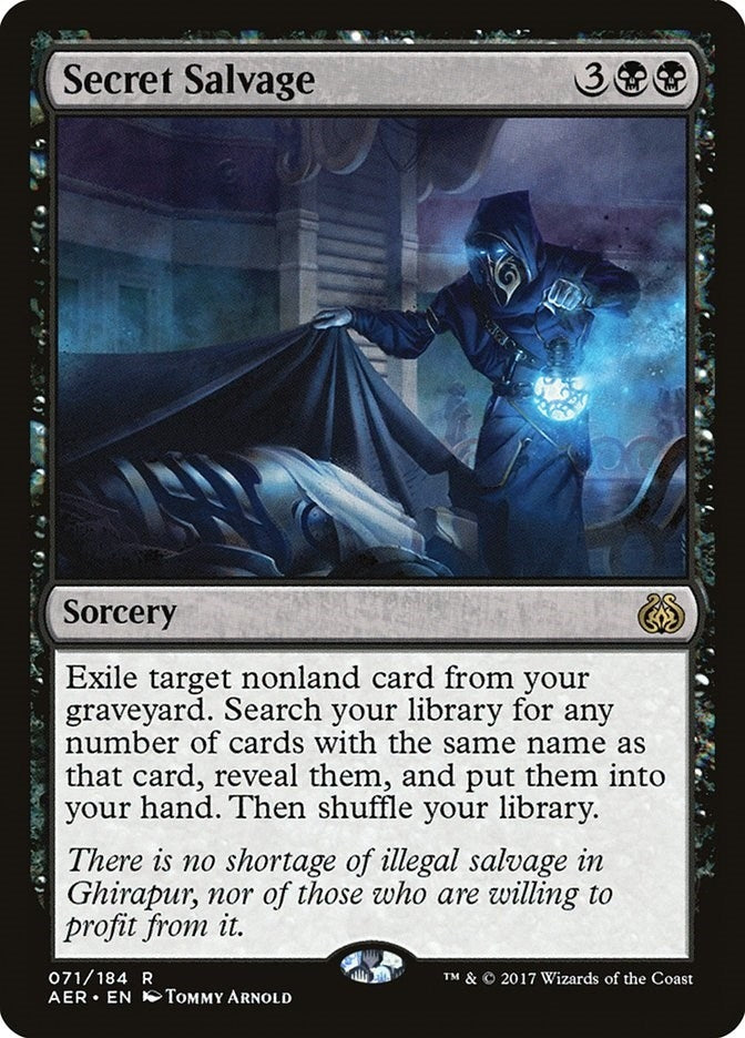 Image for Secret Salvage (Aether Revolt) (71) - Magic: The Gathering