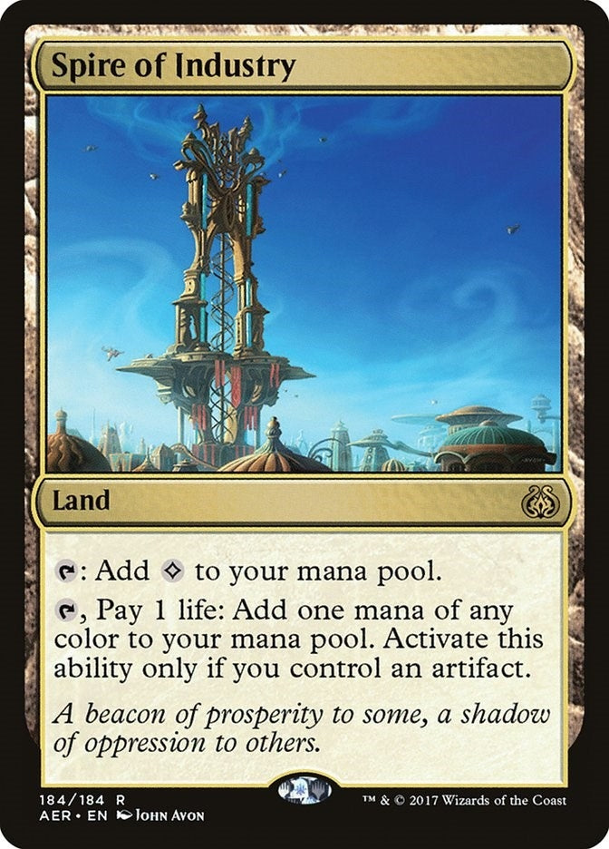 Image for Spire of Industry (Aether Revolt) (184) - Magic: The Gathering