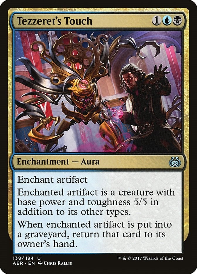 Image for Tezzeret's Touch (Aether Revolt) (138) - Magic: The Gathering