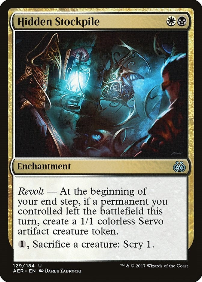 Image for Hidden Stockpile (Aether Revolt) (129) - Magic: The Gathering