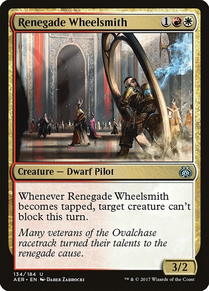 Image for Renegade Wheelsmith (Aether Revolt) (134) - Magic: The Gathering