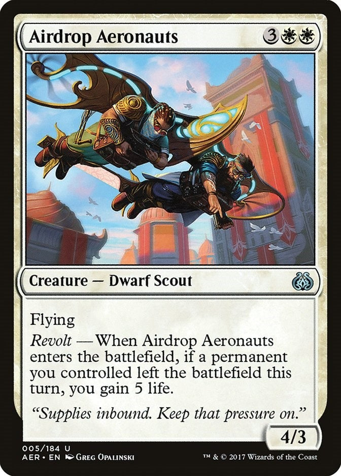 Image for Airdrop Aeronauts (Aether Revolt) (5) - Magic: The Gathering