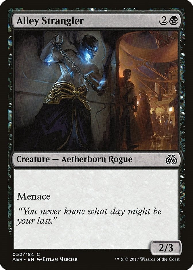 Image for Alley Strangler (Aether Revolt) (52) - Magic: The Gathering