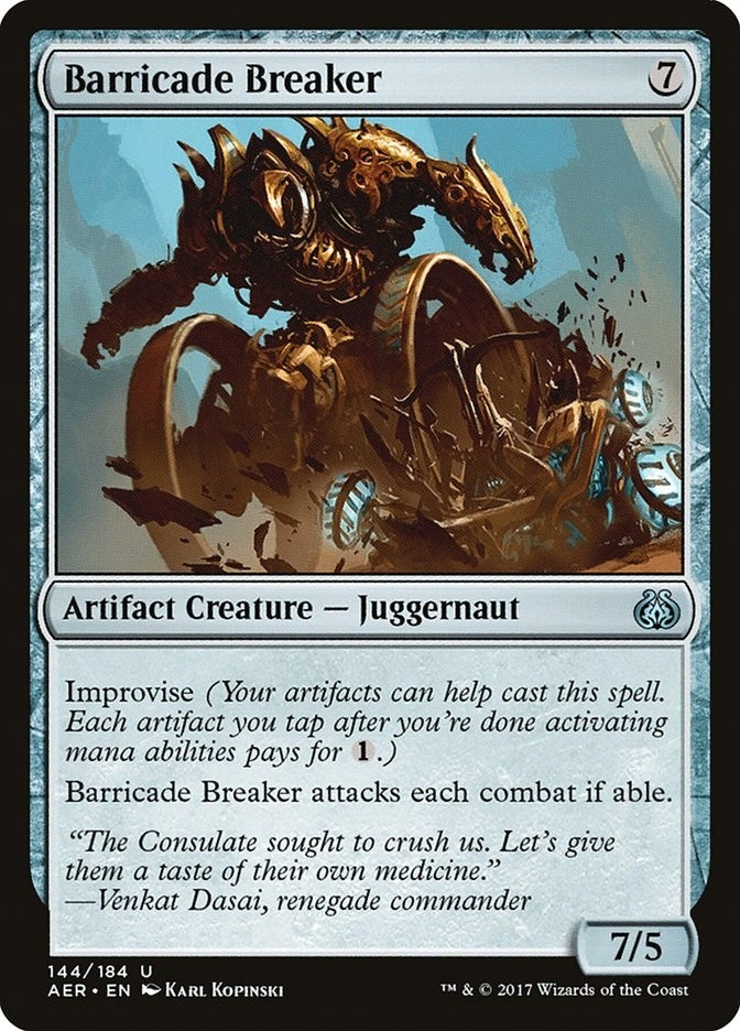 Image for Barricade Breaker (Aether Revolt) (144) - Magic: The Gathering