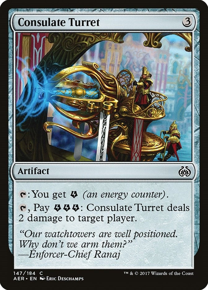 Image for Consulate Turret (Aether Revolt) (147) - Magic: The Gathering