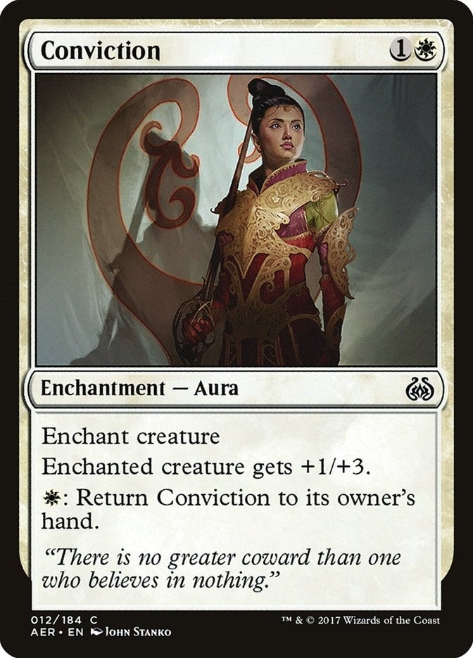 Image for Conviction (Aether Revolt) (12) - Magic: The Gathering