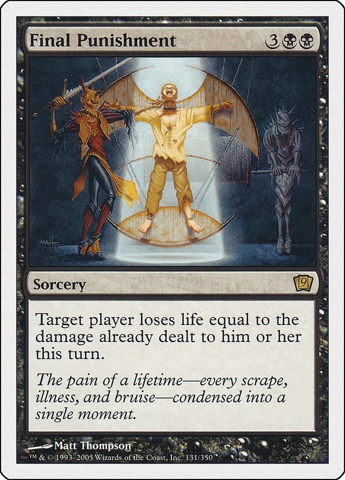 Image for Final Punishment (9th Edition) (131) - Magic: The Gathering
