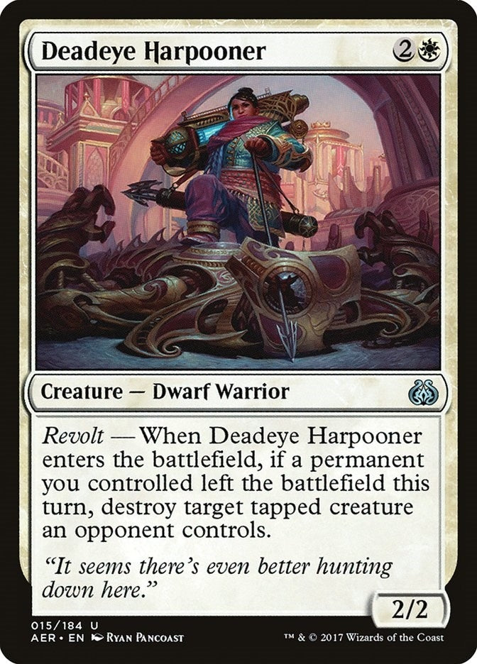 Image for Deadeye Harpooner (Aether Revolt) (15) - Magic: The Gathering