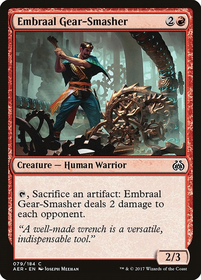 Image for Embraal Gear-Smasher (Aether Revolt) (79) - Magic: The Gathering