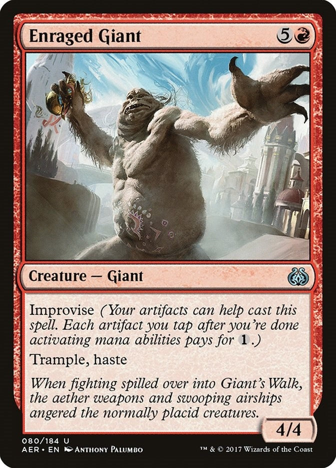 Image for Enraged Giant (Aether Revolt) (80) - Magic: The Gathering