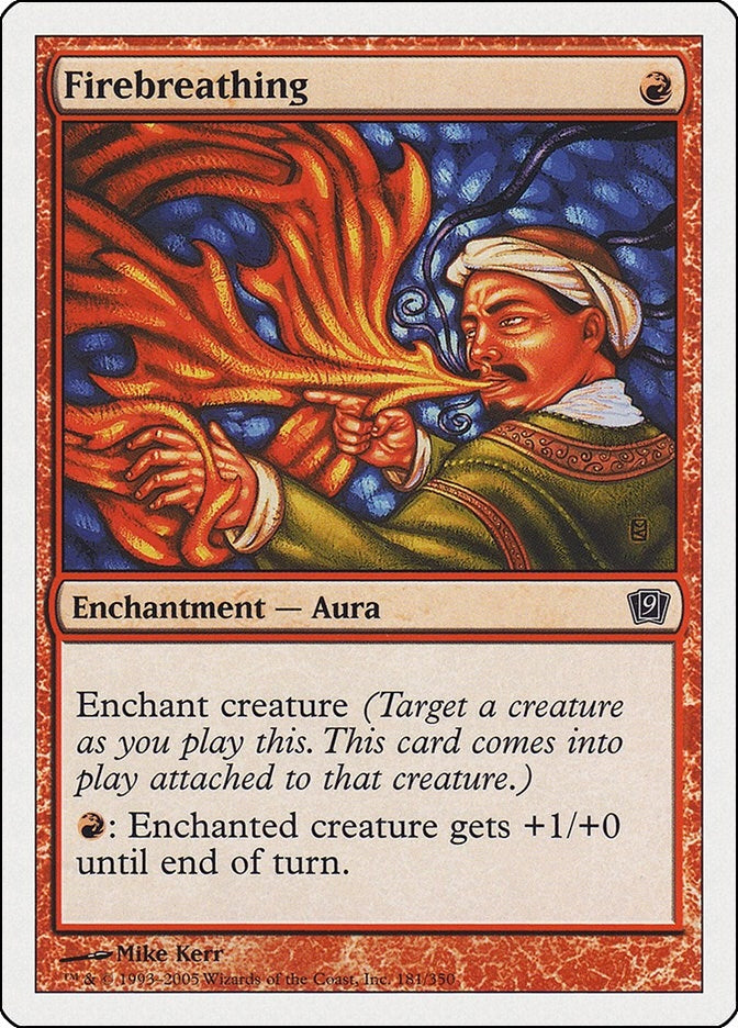 Image for Firebreathing (9th Edition) (181) - Magic: The Gathering