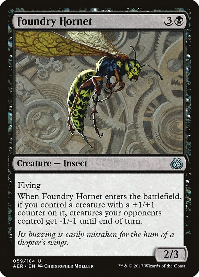Image for Foundry Hornet (Aether Revolt) (59) - Magic: The Gathering