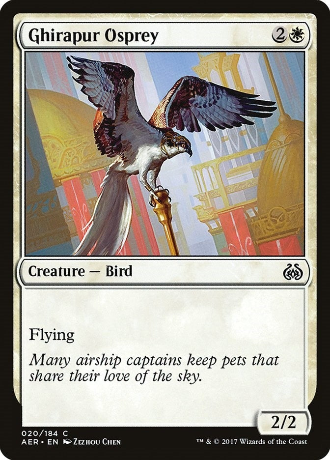 Image for Ghirapur Osprey (Aether Revolt) (20) - Magic: The Gathering