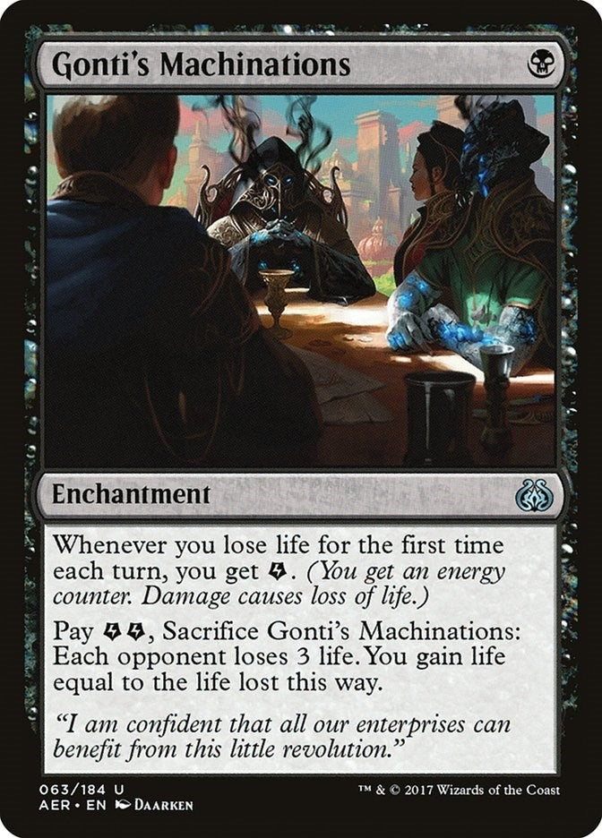 Image for Gonti's Machinations (Aether Revolt) (63) - Magic: The Gathering