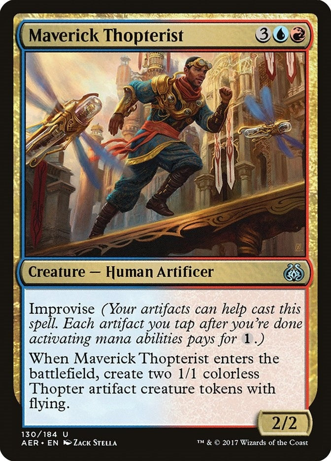 Image for Maverick Thopterist (Aether Revolt) (130) - Magic: The Gathering