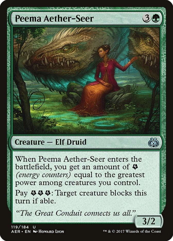 Image for Peema Aether-Seer (Aether Revolt) (119) - Magic: The Gathering