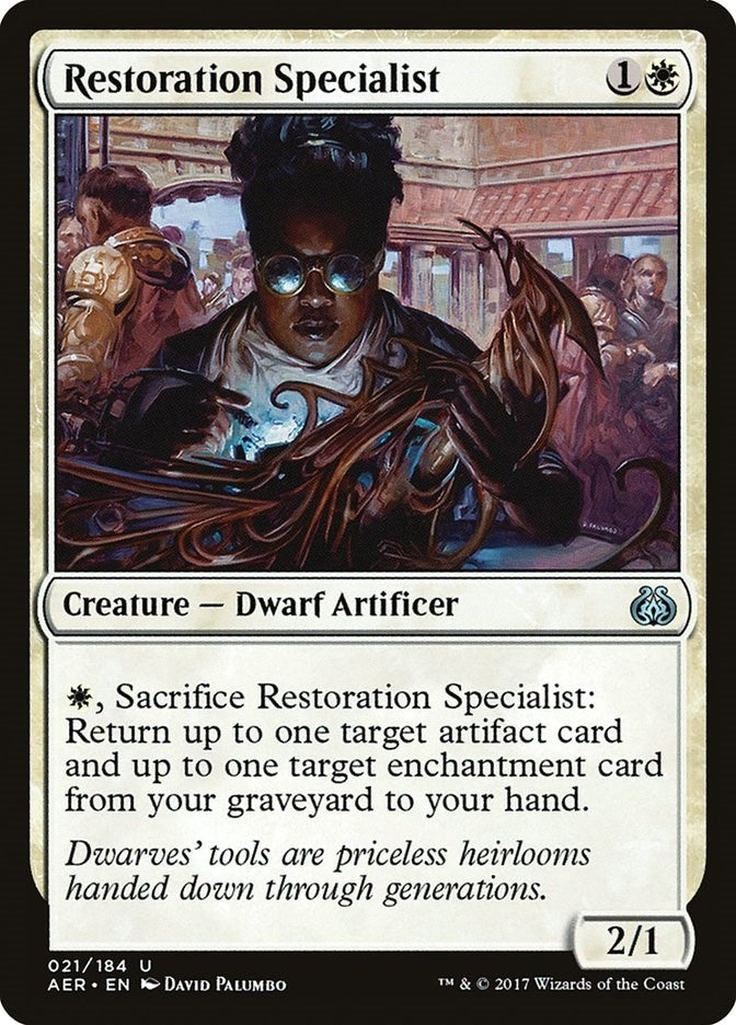 Image for Restoration Specialist (Aether Revolt) (21) - Magic: The Gathering