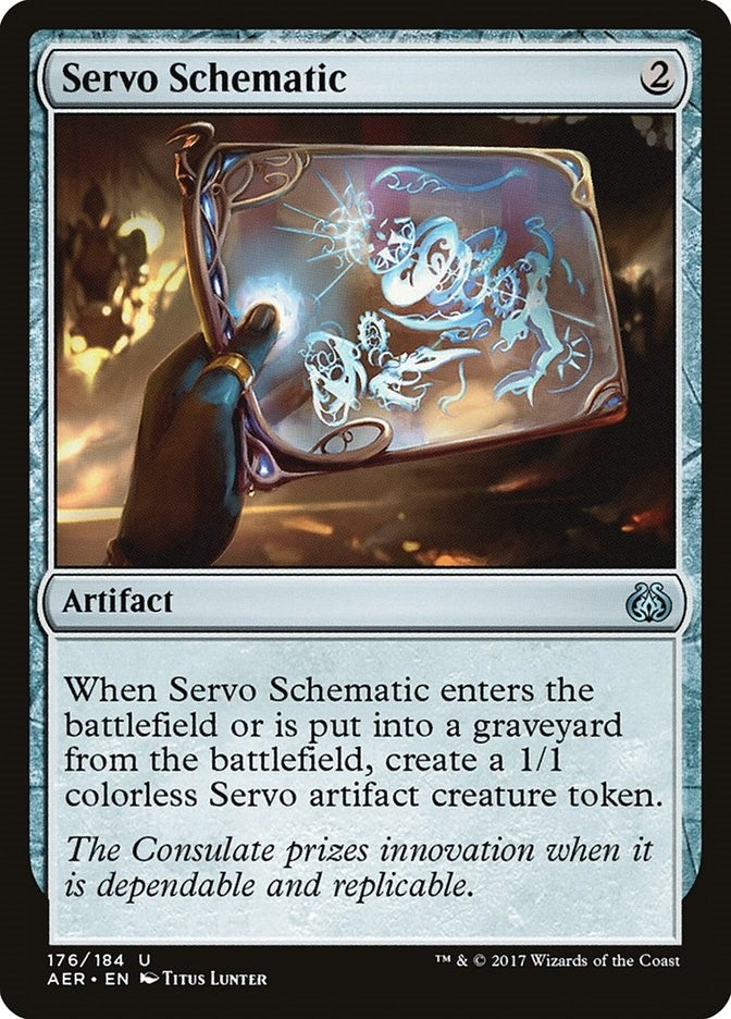 Image for Servo Schematic (Aether Revolt) (176) - Magic: The Gathering