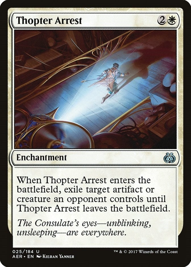 Image for Thopter Arrest (Aether Revolt) (25) - Magic: The Gathering