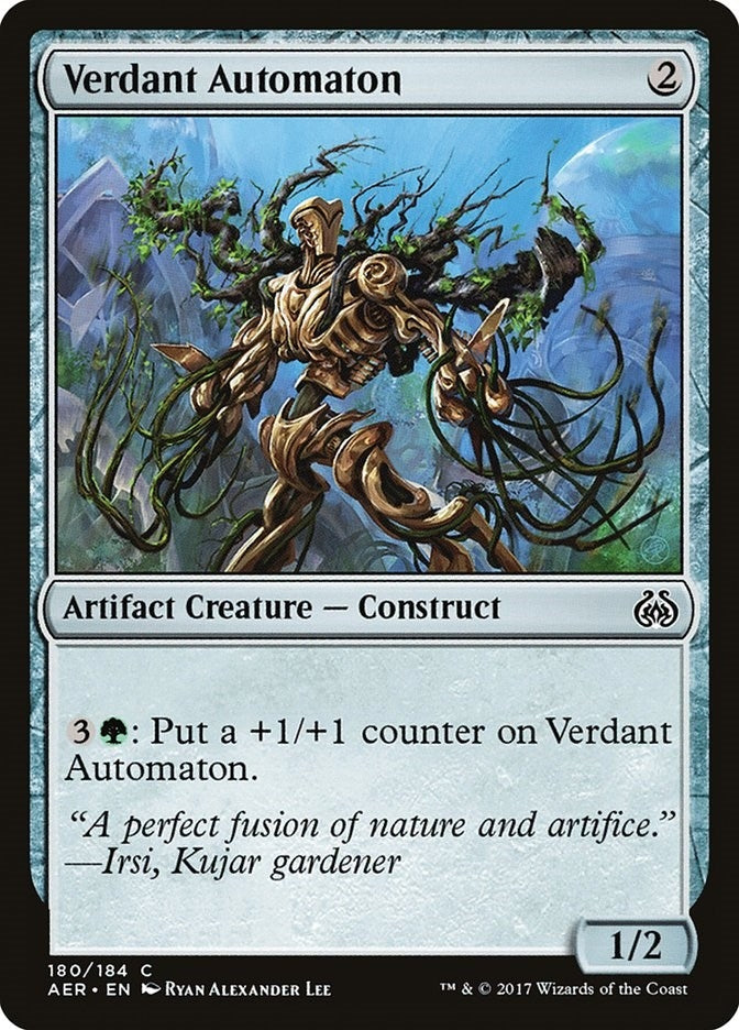 Image for Verdant Automaton (Aether Revolt) (180) - Magic: The Gathering