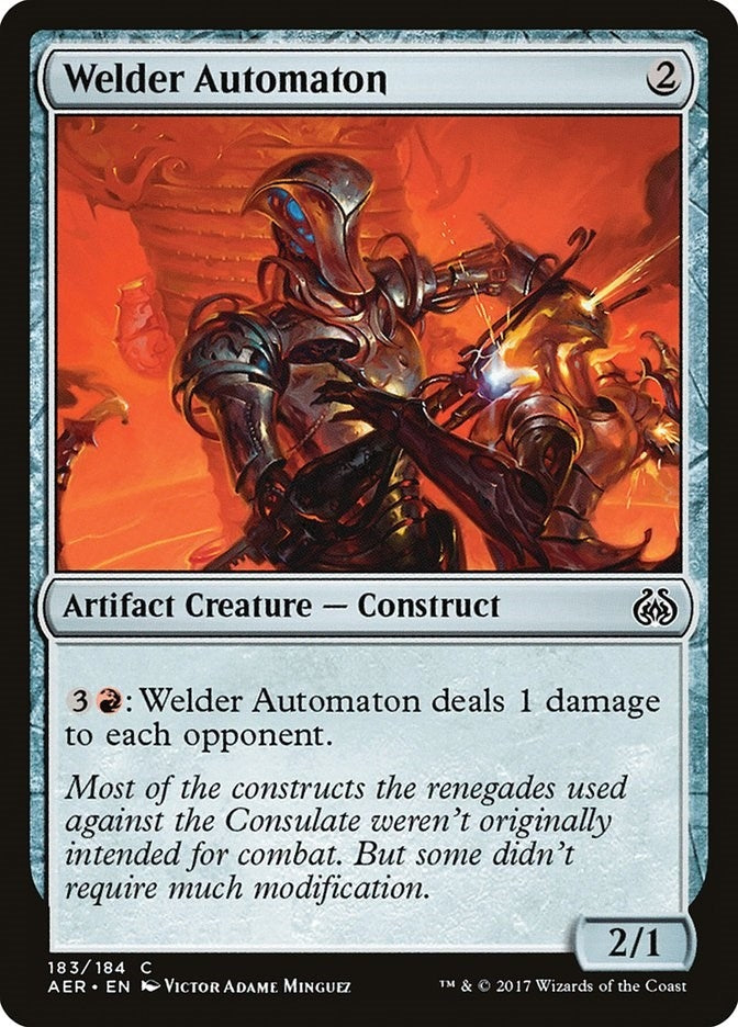 Image for Welder Automaton (Aether Revolt) (183) - Magic: The Gathering