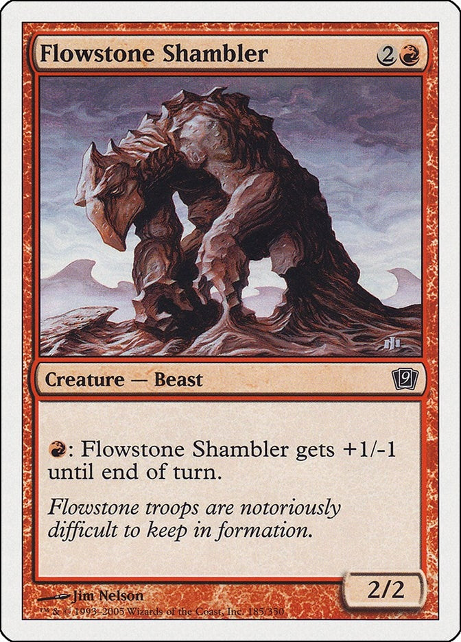 Image for Flowstone Shambler (9th Edition) (185) - Magic: The Gathering