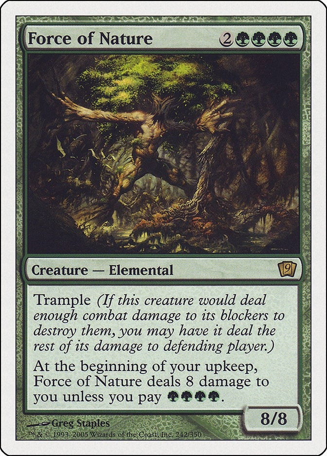 Image for Force of Nature (9th Edition) (242) - Magic: The Gathering