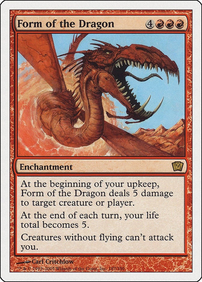 Image for Form of the Dragon (9th Edition) (187) - Magic: The Gathering
