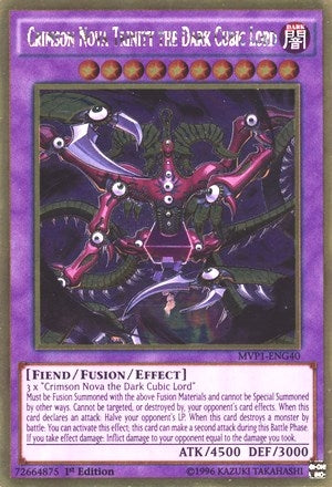 Image for Crimson Nova Trinity the Dark Cubic Lord (The Dark Side of Dimensions Movie Pack: Gold Edition) (MVP1-ENG40) - YuGiOh