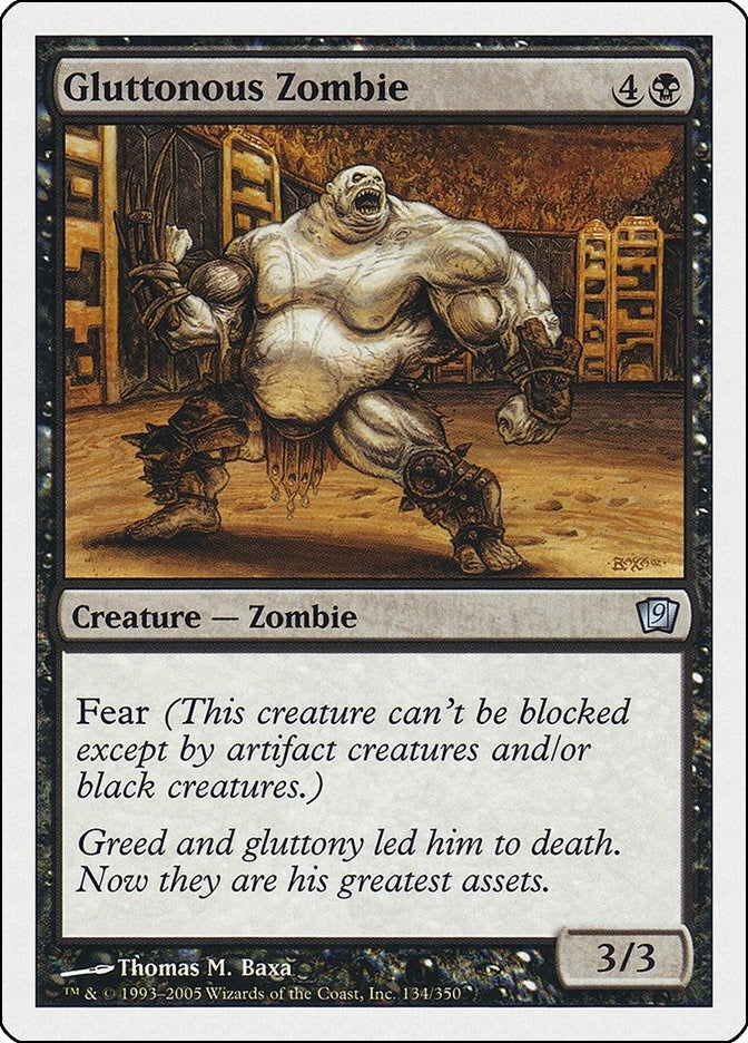 Image for Gluttonous Zombie (9th Edition) (134) - Magic: The Gathering