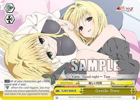 Image for Gentle Time (To Loveru Darkness 2nd) (TL/W37-E028 CR) - Weiss Schwarz