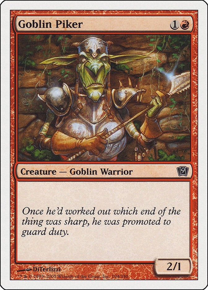 Image for Goblin Piker (9th Edition) (194) - Magic: The Gathering