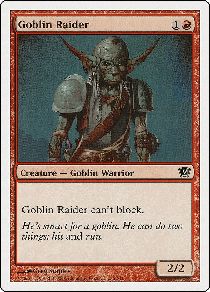 Image for Goblin Raider (9th Edition) (S8) - Magic: The Gathering
