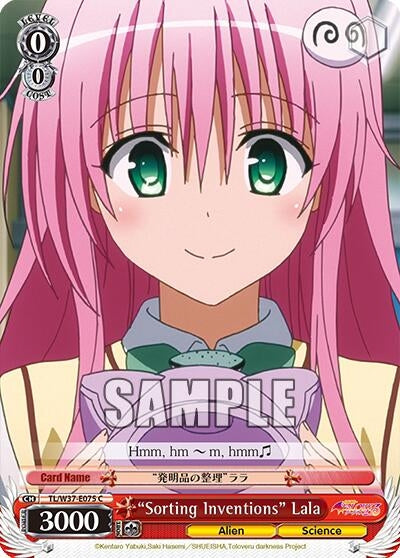Image for "Sorting Inventions" Lala (To Loveru Darkness 2nd) (TL/W37-E075 C) - Weiss Schwarz