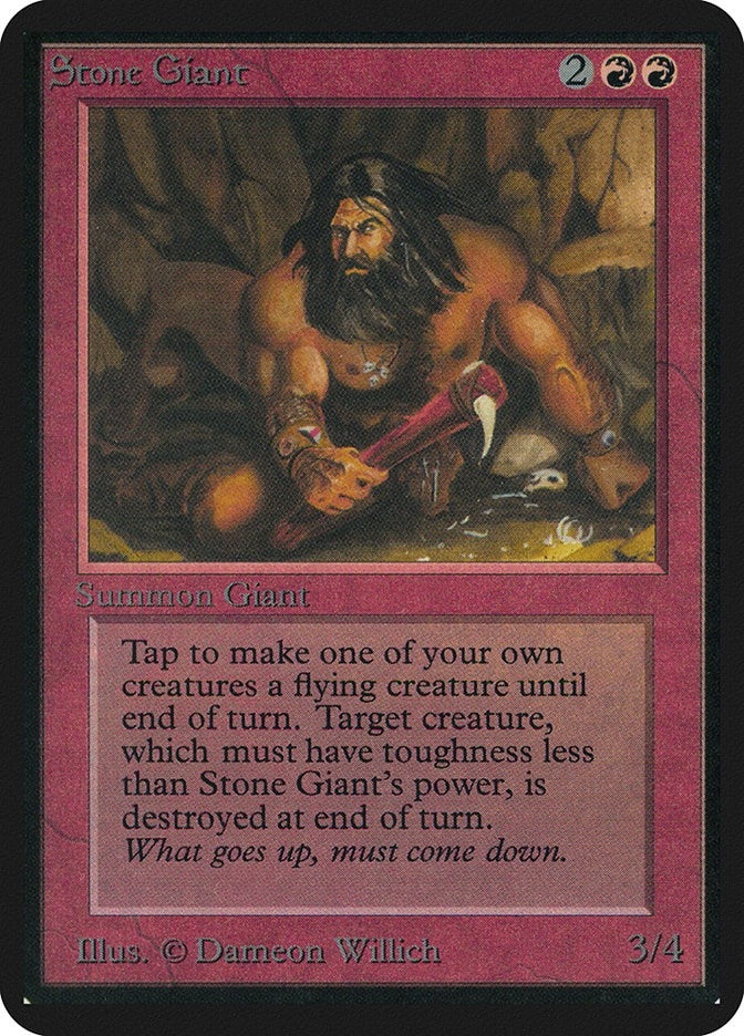 Image for Stone Giant (Alpha Edition) - Magic: The Gathering