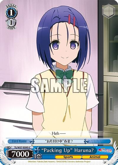 Image for "Packing Up" Haruna? (To Loveru Darkness 2nd) (TL/W37-E095 C) - Weiss Schwarz