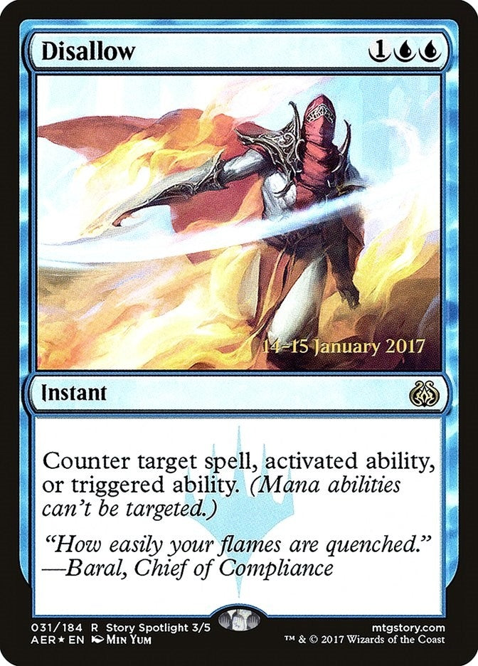 Image for Disallow (Prerelease Cards) (31) - Magic: The Gathering