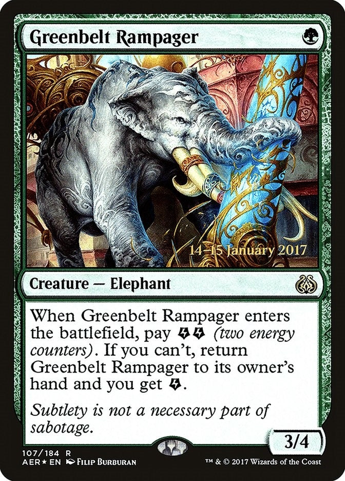 Image for Greenbelt Rampager (Prerelease Cards) (107) - Magic: The Gathering