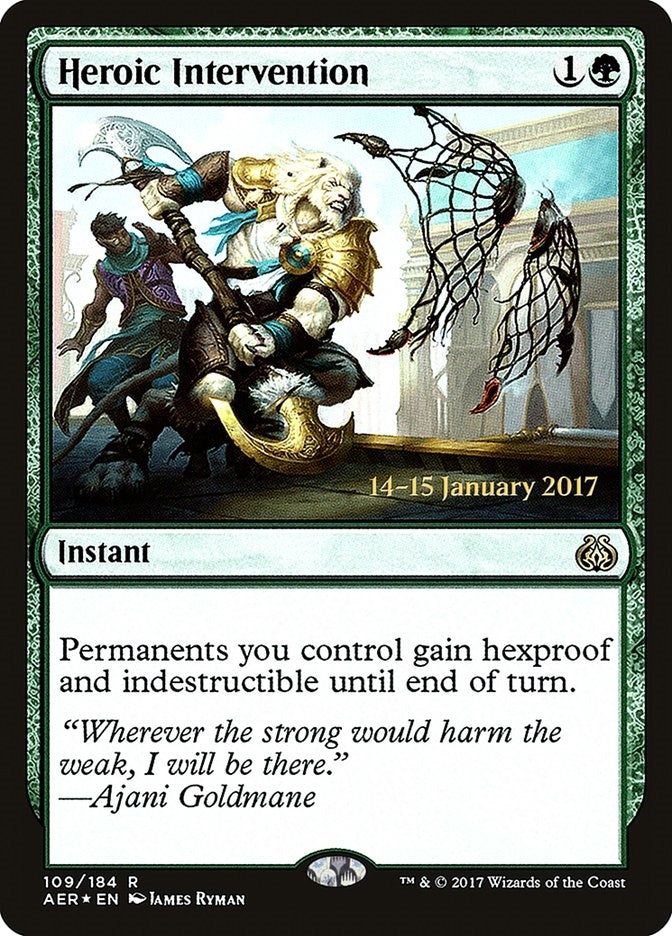 Image for Heroic Intervention (AER) (Prerelease Cards) (109) - Magic: The Gathering