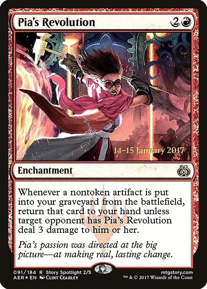 Image for Pia's Revolution (Prerelease Cards) (91) - Magic: The Gathering