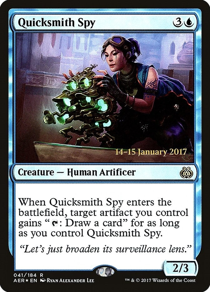 Image for Quicksmith Spy (Prerelease Cards) (41) - Magic: The Gathering