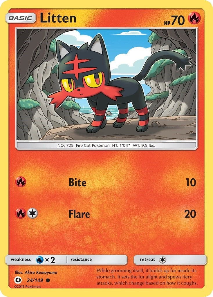 Image for Litten (SM Base Set) (24/149) - Pokemon