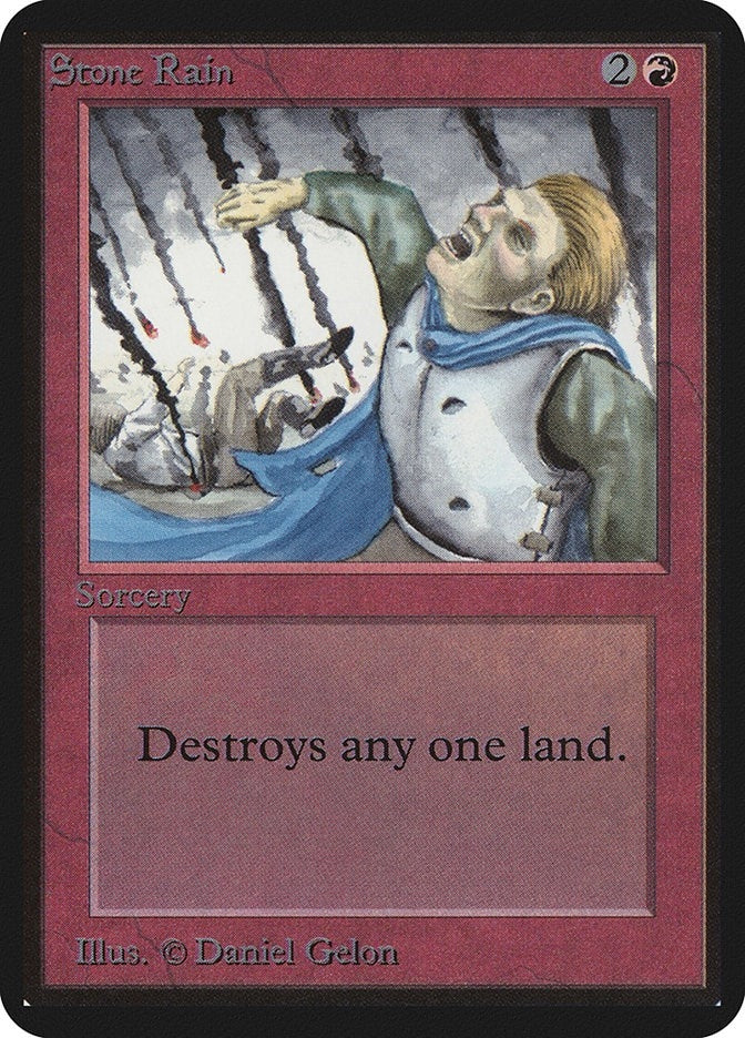 Image for Stone Rain (Alpha Edition) - Magic: The Gathering